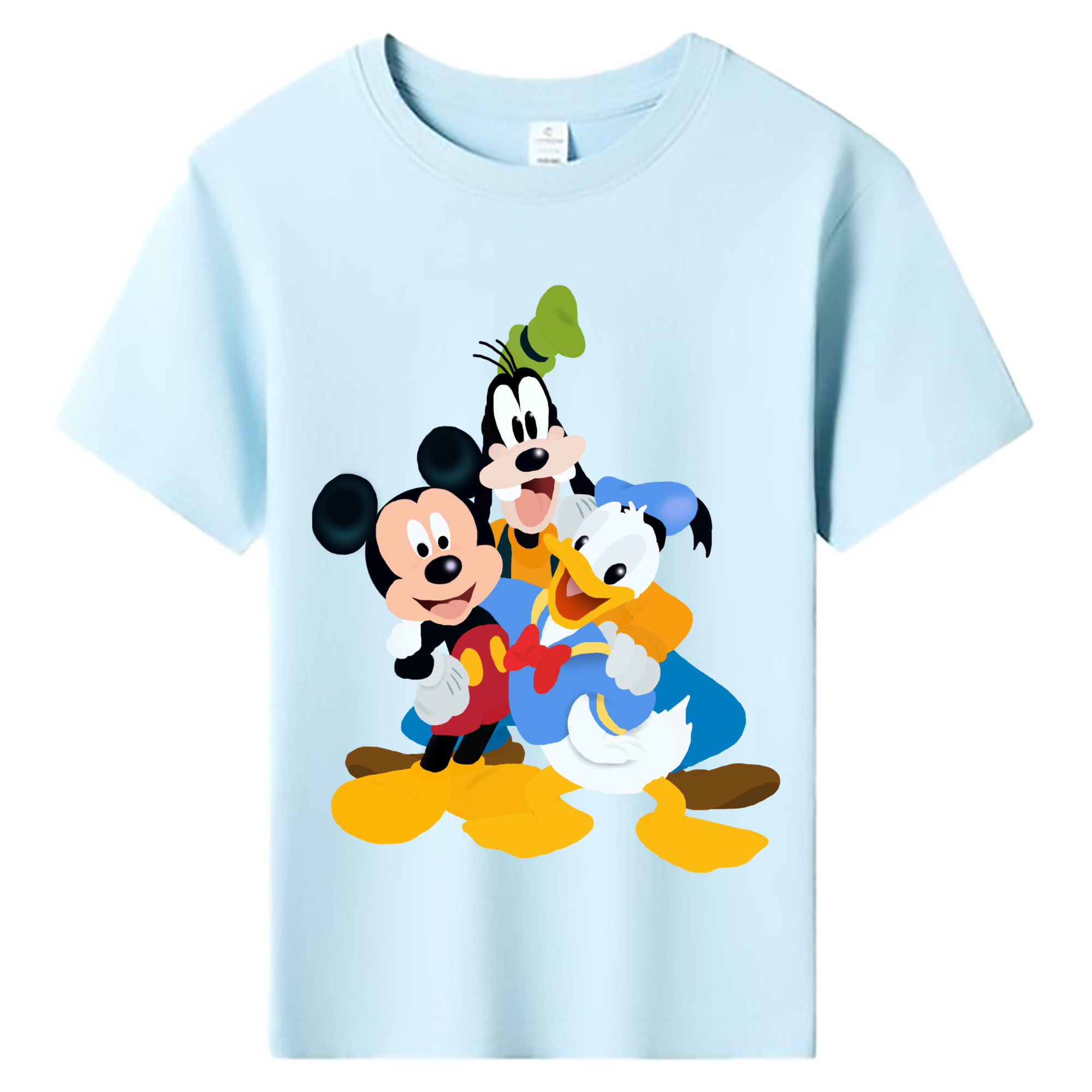 ミッキーマウス Mickey Mouse 綿100％キッズTシャツ（フロントプリント）